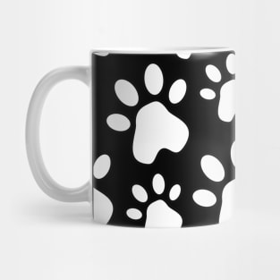 dog paws cat paws Mug